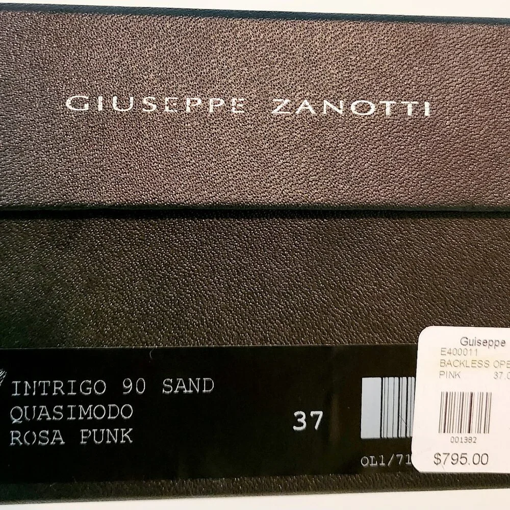Giuseppe Zanotti Intriigo Leather Mules Heels - Picture 5 of 5